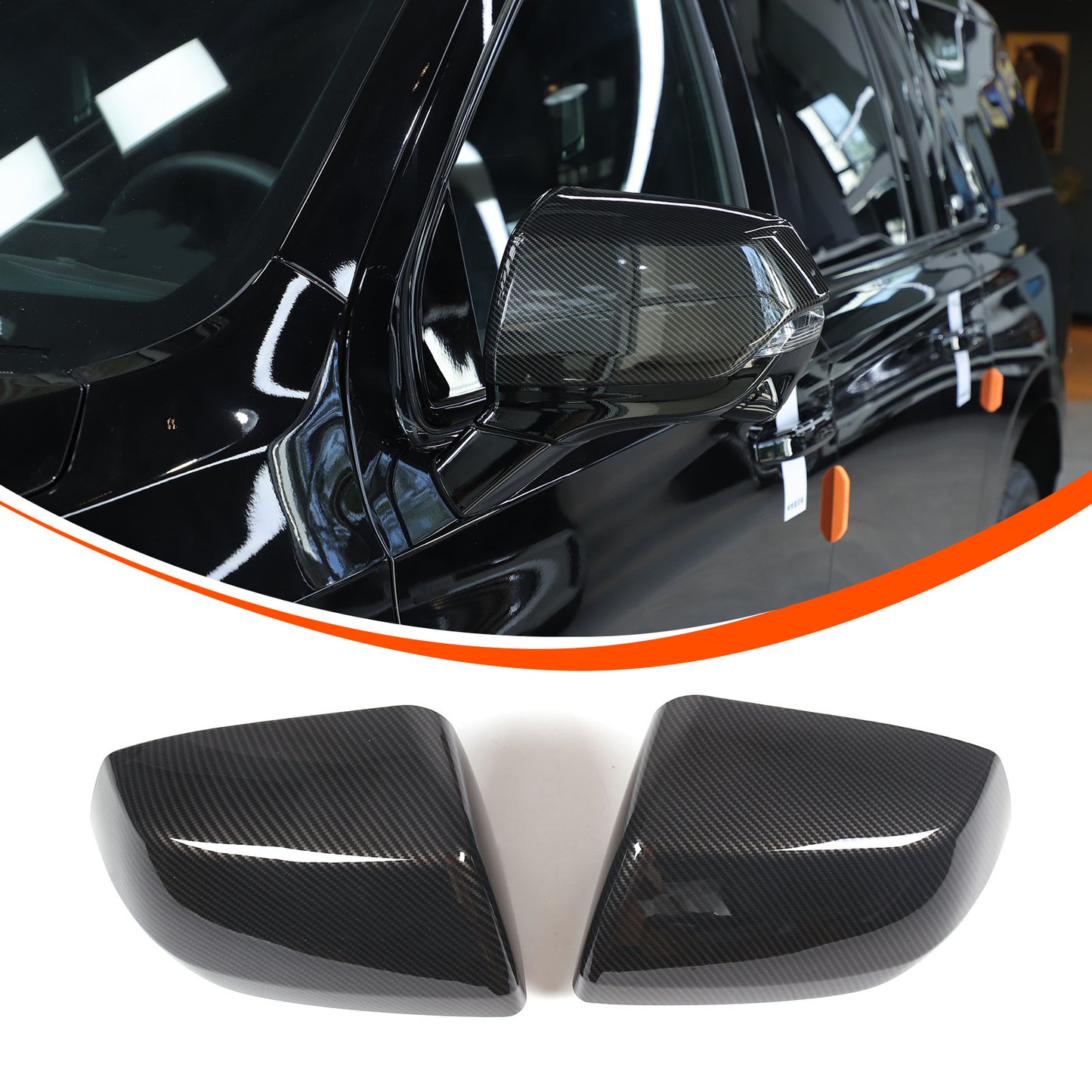 Yellow Carbon Fiber Center Side Ventilation Strip Trim for Corvette C8 2020 - 2023- v