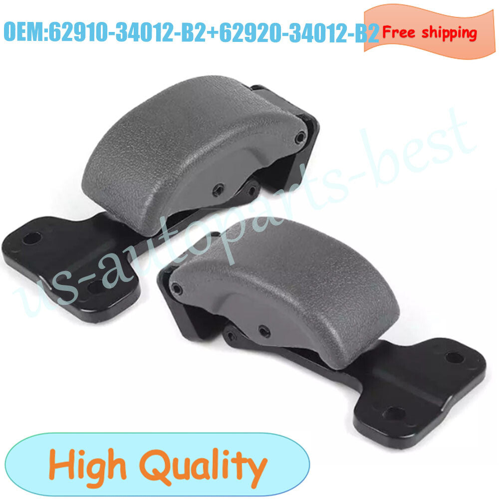 Pair Rear Glass Window Latch Lock Left Right Gray for Toyota Tundra 2000-2006
