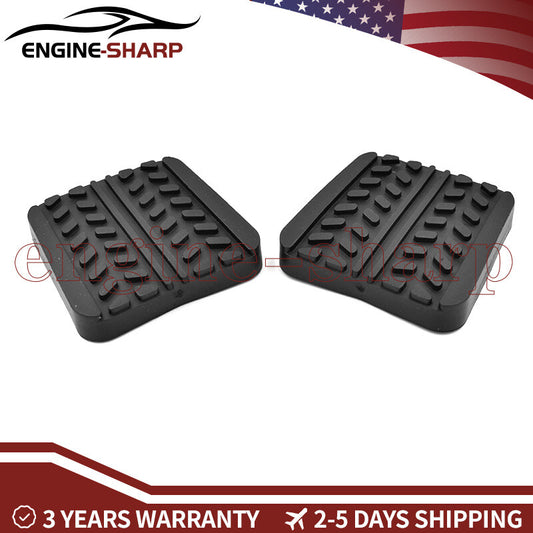 2Pcs Brake Clutch Pedal Pad Covers Fits for Mazda 323 626 929 B2200 B2600 MX-6 for RX -7 Q