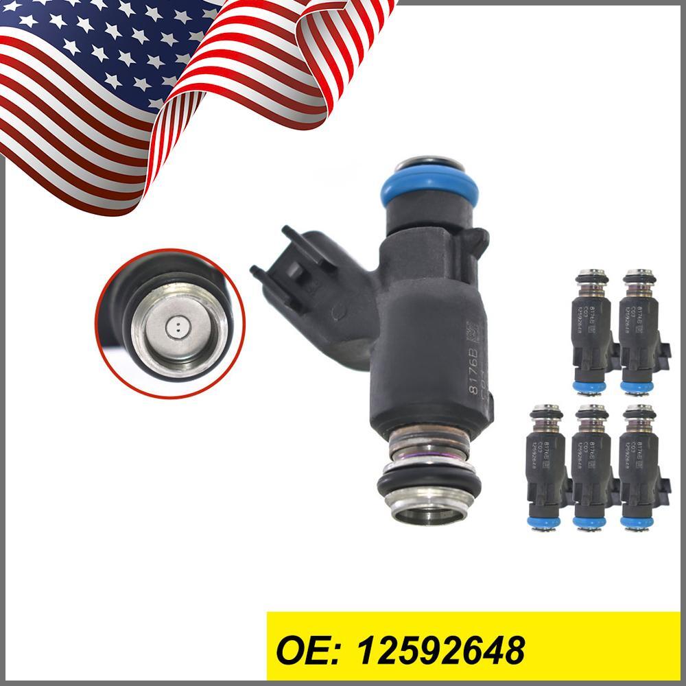 Set of 6 Fuel Injectors 12592648 For 2006-2010 for Chevrolet Impala 3.5L, 3.9L V6