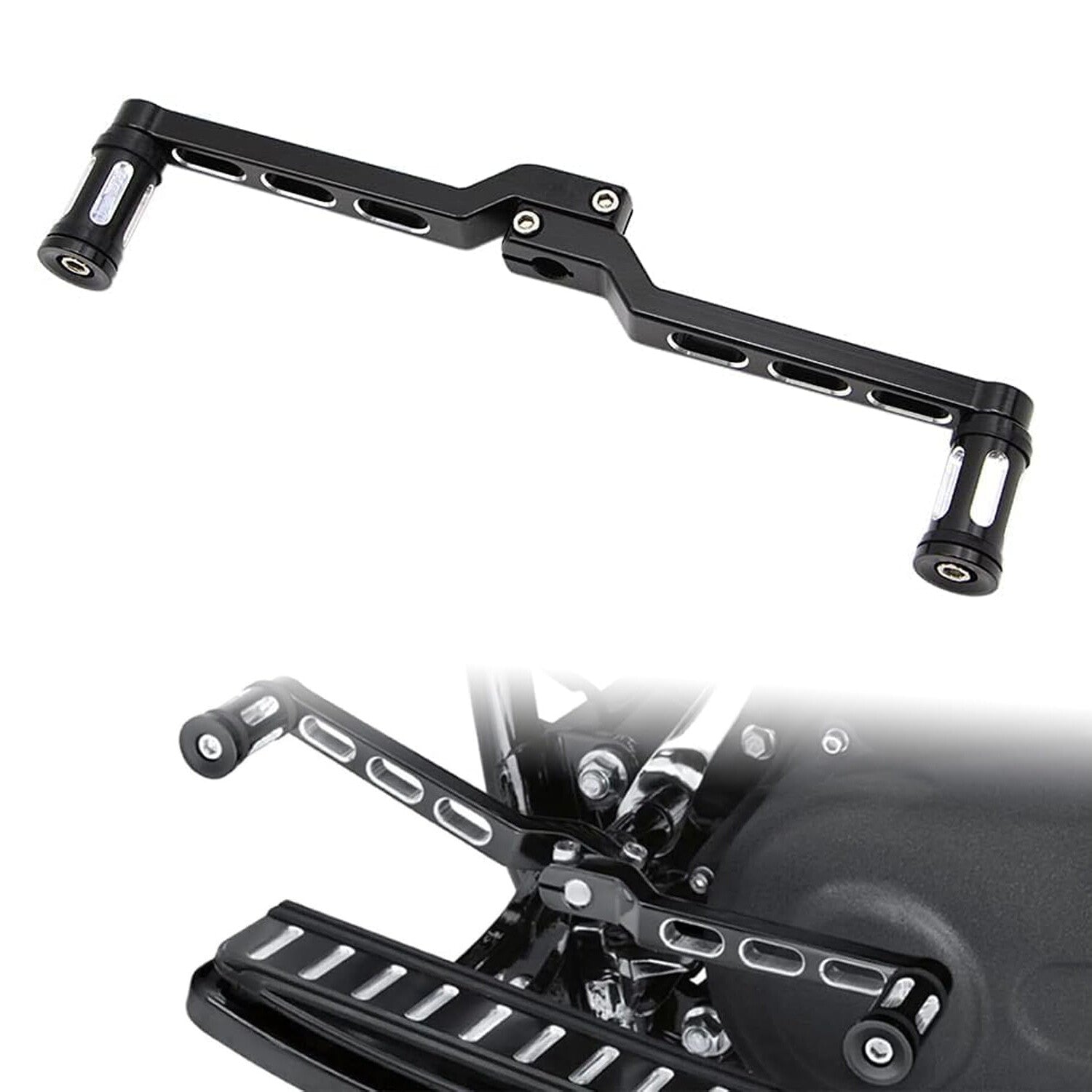 2Pc Heel Toe Gear Shifter Shift Lever Pedal Peg for Harley Touring Electra Glide Q