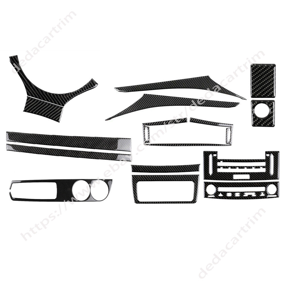 14Pcs Carbon Fiber Interior Full Set Decorative Trim for LEXUS IS250 IS350 13-17