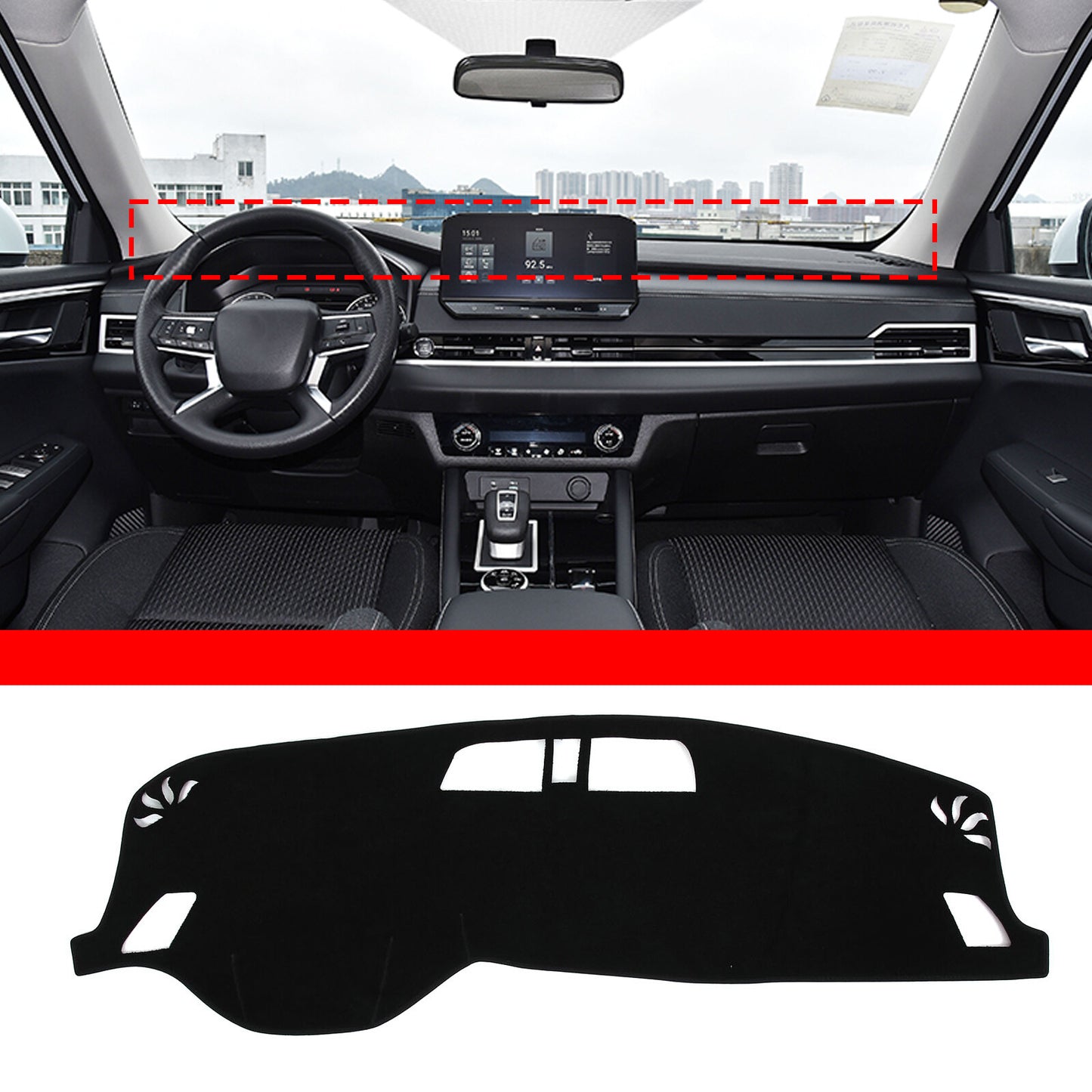 Carbon Fiber ABS Front Bumper Grill Grille Air Socket Trim for Corvette C7 14-19- v