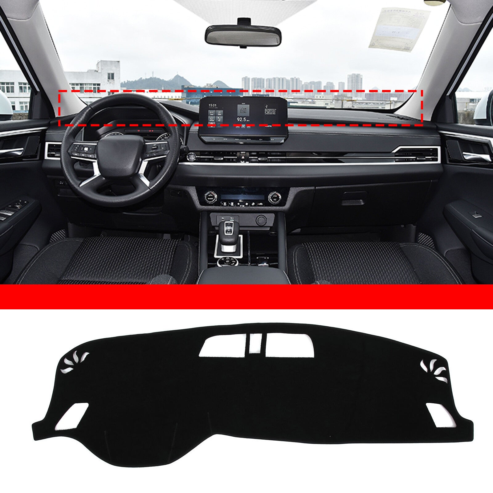 Carbon Fiber ABS Front Bumper Grill Grille Air Socket Trim for Corvette C7 14-19- v