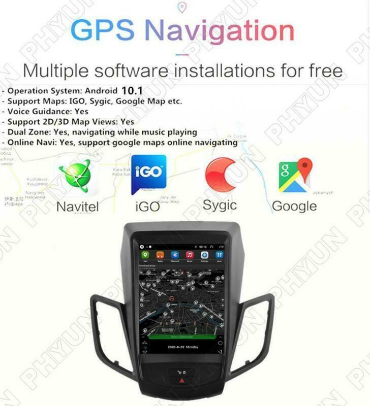 For 09-16 for Ford Fiesta 9.7 Stereo Radio GPS Player Android 10.1 Head Unit 2+32G