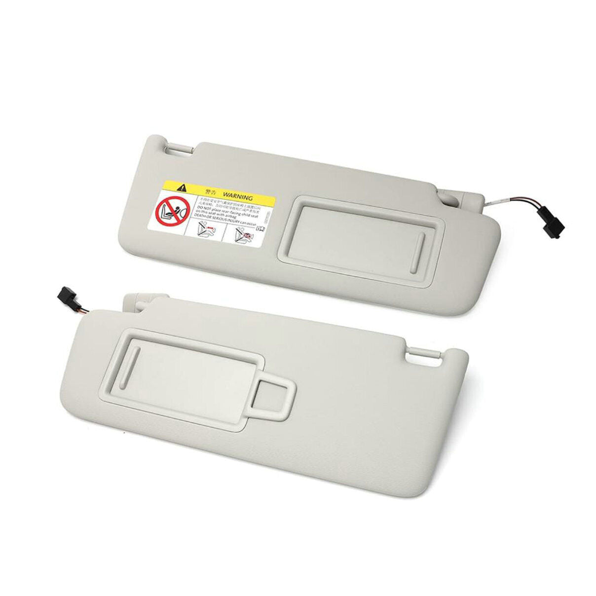 Two-pack of left and right sun visors suitable for Golf MK7 2013-2017 5GG857552 5GG857551- n