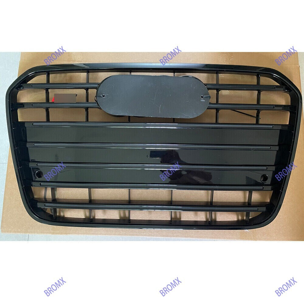 Front Bumper Grille Mesh Grill Fit for Audi A6 C7 2012 2013 2014 2015 All Black