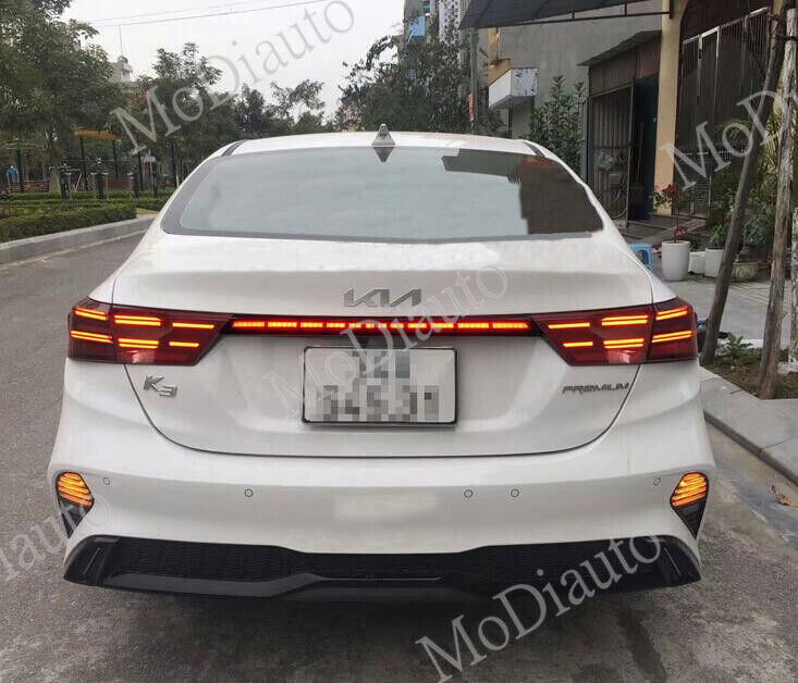 for Kia Forte 2022 Rear Door Trunk LED Tail Light brake light Cover Accessories n