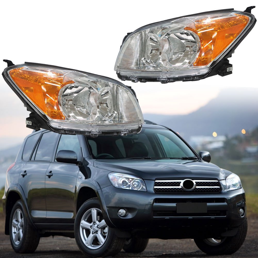 Headlight assembly kit suitable for 09-12 Rav4 Sport LH + right-hand grip 1 pair n