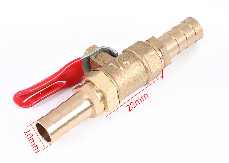 Metal inline fuel valve Petcock 10mm interface Motorcycle fuel diesel gasoline