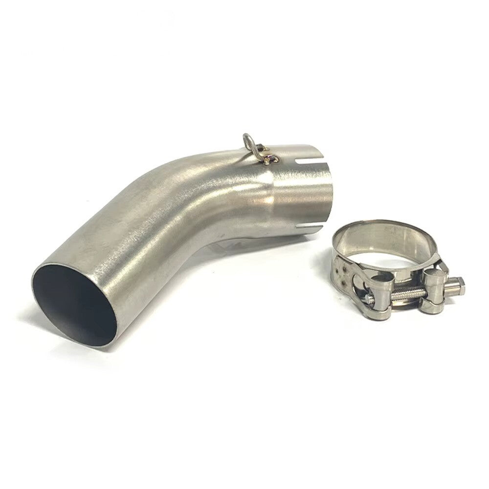 51mm Dirt Bike Escape Exhaust Middle Link Pipe for Kawasaki ZX4RR 2023+ Mid Pipe