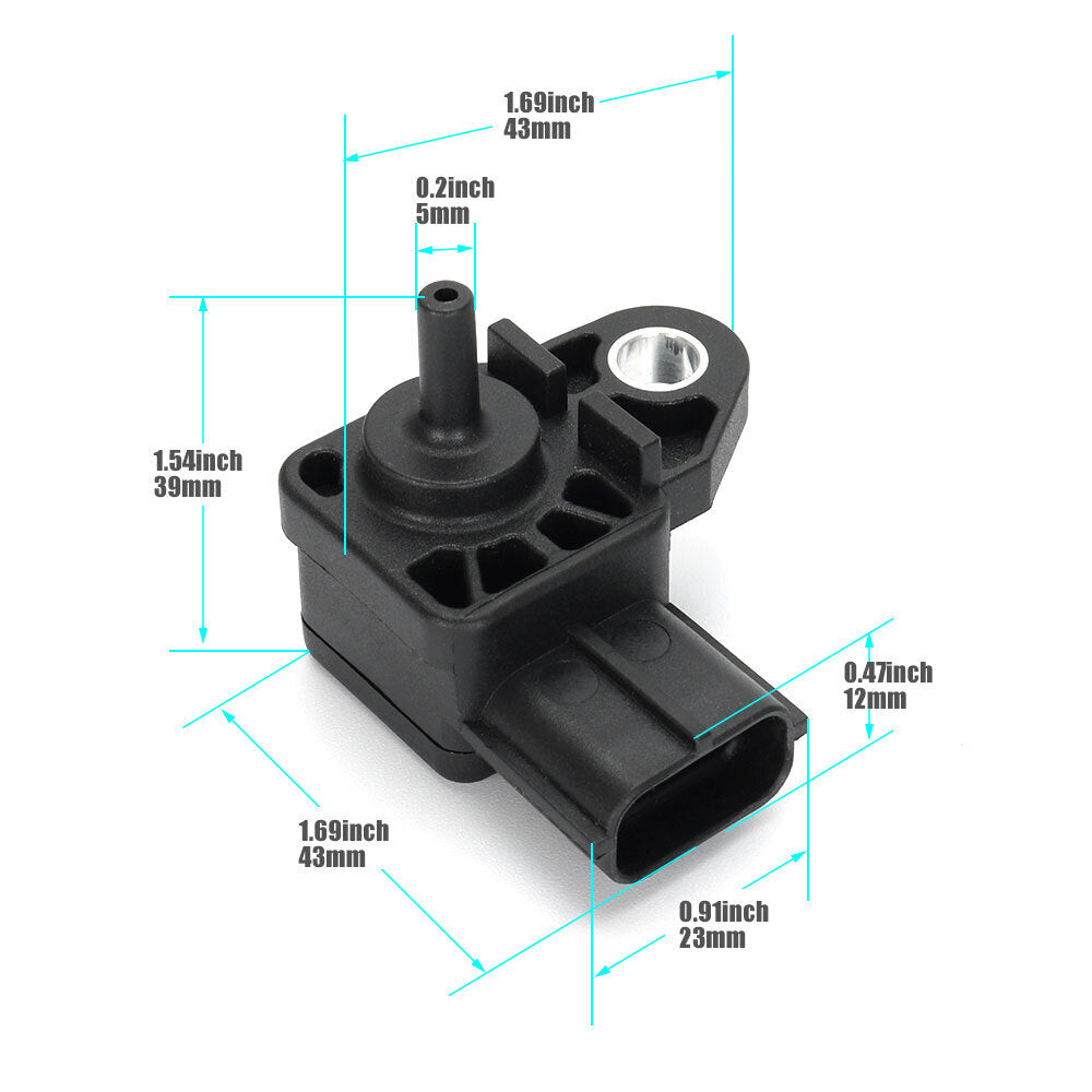 New MAP Sensor E1T10372 Fit for MAZDA PROTEGE PROTEGE5 2002-2003 RX-8 2004-2007