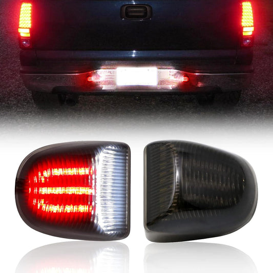 LED license plate light suitable for Solod for GMC for Sierra 1500 2500 3500 for Cadillac - v