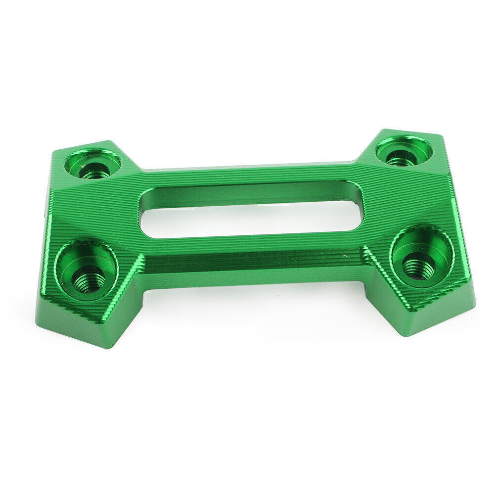 HandleBar Fat Bar Riser Mount Clamp Top Cover for Kawasaki Z900 2017-2022 Green Q