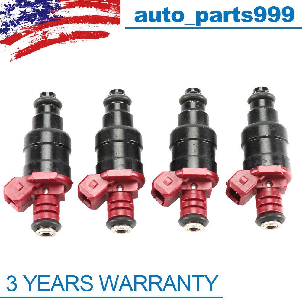 Four BAC906031 high-performance fuel injectors for Golf for Jetta 2.0L petrol engines. n