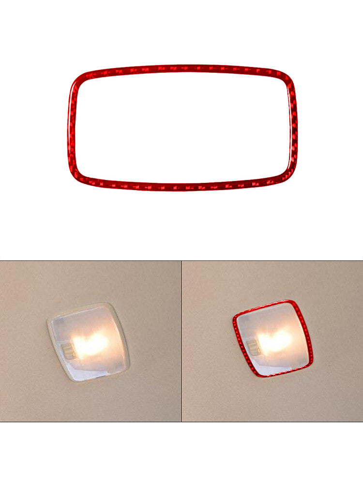 Red Carbon Fiber Side Air Vent Cover Trim For W211 2003-2009 v