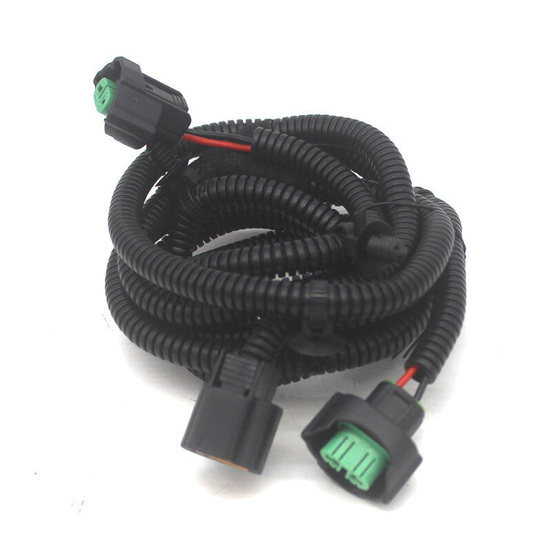 LED Foglight Fog Plug&Play Adapter cable harness wire For lancer EVO v