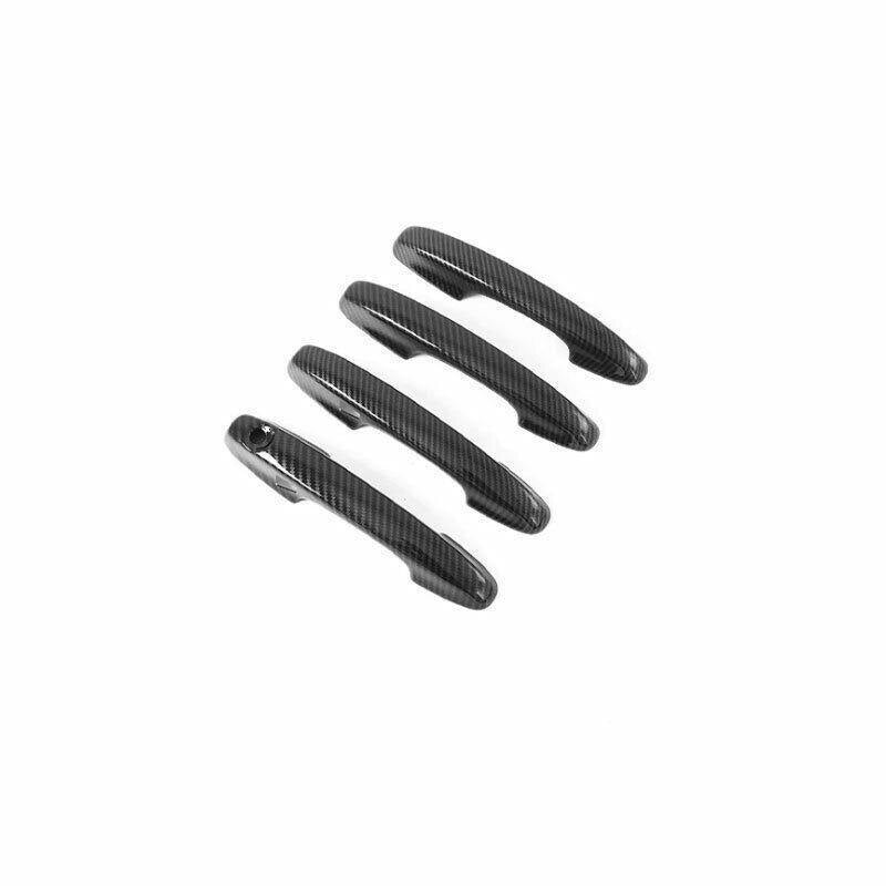 ABS Glossy Black Exterior C-Pillar Rear Cover Trim 2pc For RAV4 2019-2022 v