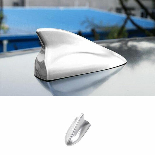 for Ford for Mustang 2015-2022 Silver Car Roof Shark Fin Antenna Aerial Trim 1PCS
