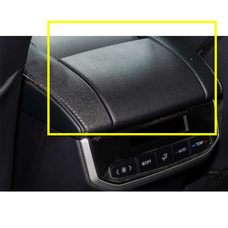 ABS carbon fiber rear ventilation panel trim cover for Toyota Highlander 2020-22