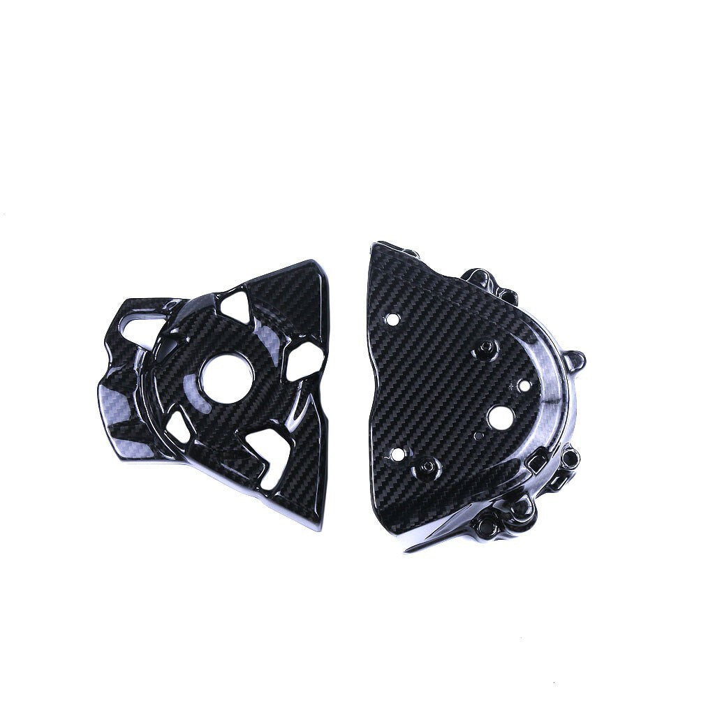 2014-2020 Real Carbon Fiber for Kawasaki Z1000 Sprocket Cover Side Fairing Twill