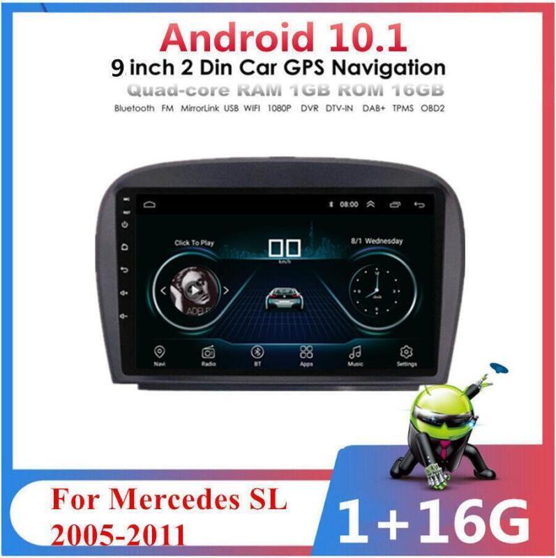 9 Radio Android 10.1 Stereo for Mercedes-Benz SL R230 SL350 SL500 SL300 05-11