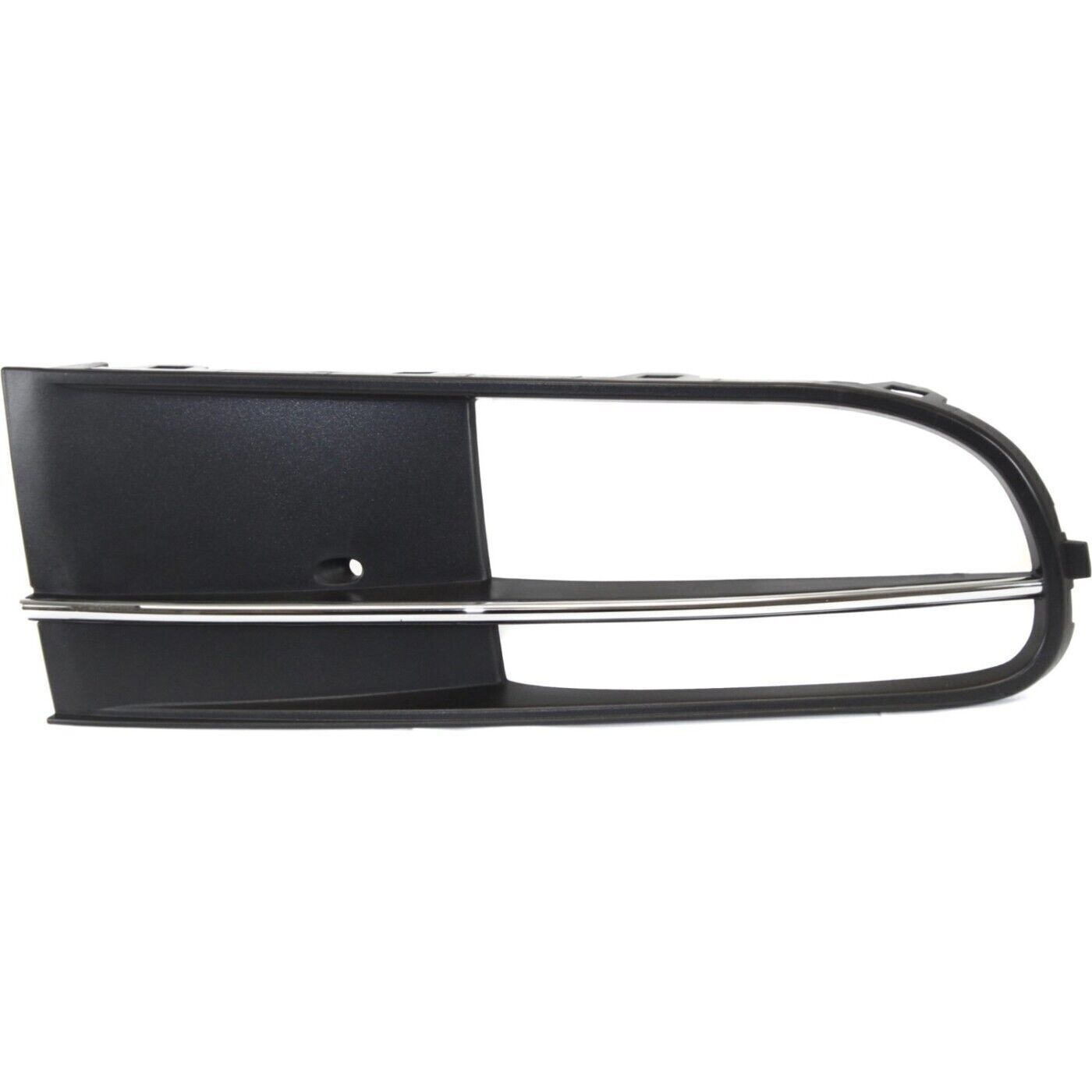 For Beetle 2012-2017 1Pair Black & Chrome Front Fog Light Trim Cover v