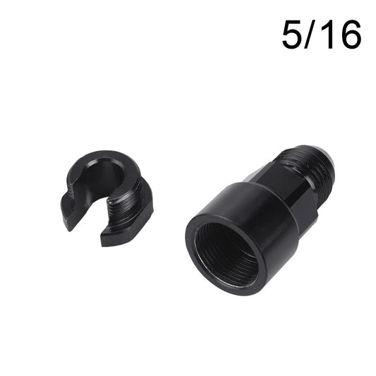 1Pcs Fuel Line EFI Adapter 6AN Male Fit 5/16 Fuel Rail Quick Connect Black US Q