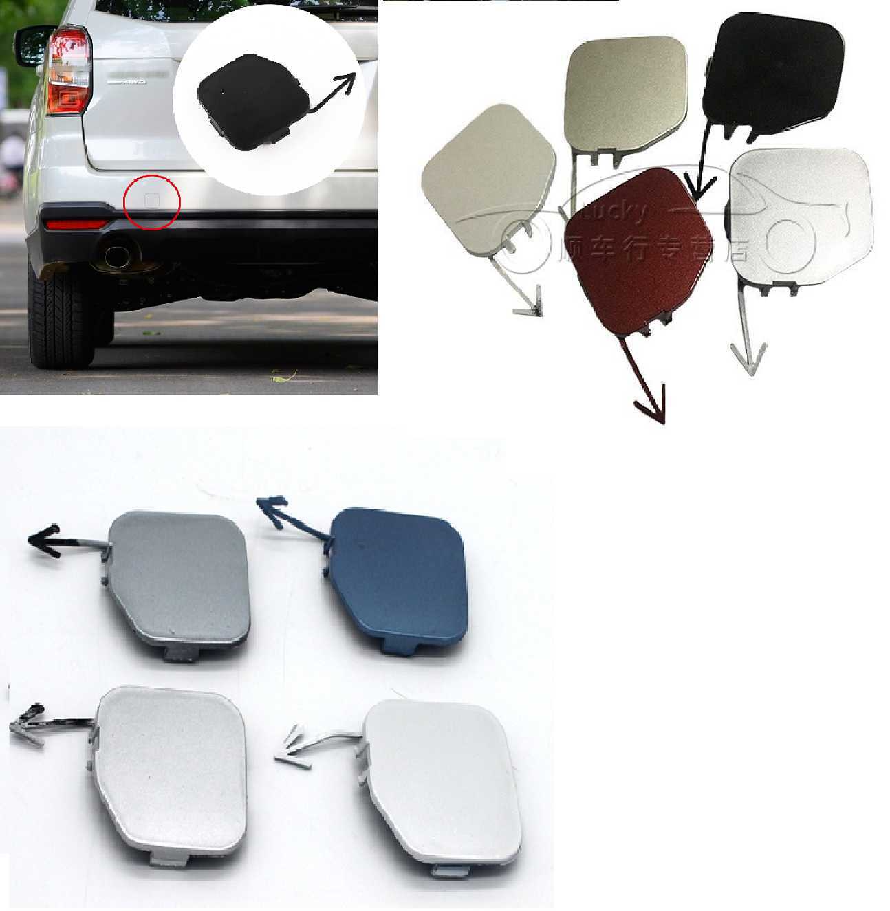 Car Rear Bumper Tow Hook Cap Cover 57731SC050 for Subaru Forester SH 2009-2013 Q