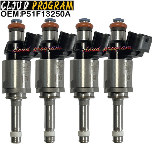 P51F13250A 4PCS GDI Fuel Injectors for Mazda P51F-13250-A P51F 13 250A v
