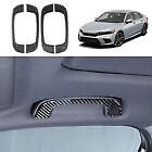 4Pcs Carbon Fiber Center Car Roof Handle Trim Sticker for Honda 11th for Civic 22-23