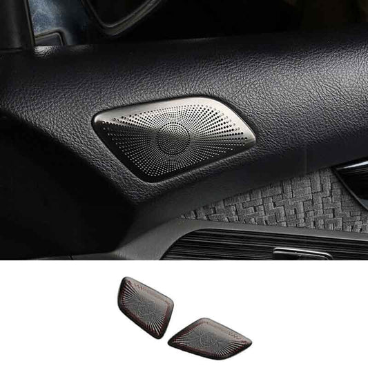 for Toyota Prado FJ/LC150 2003-2009 Inner Door Speaker Black Steel Cover Trim 2X