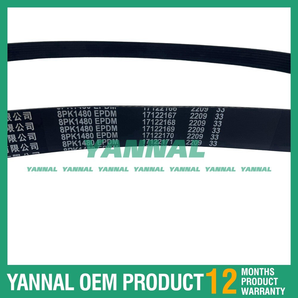 belts for 6D102-2 engine parts -