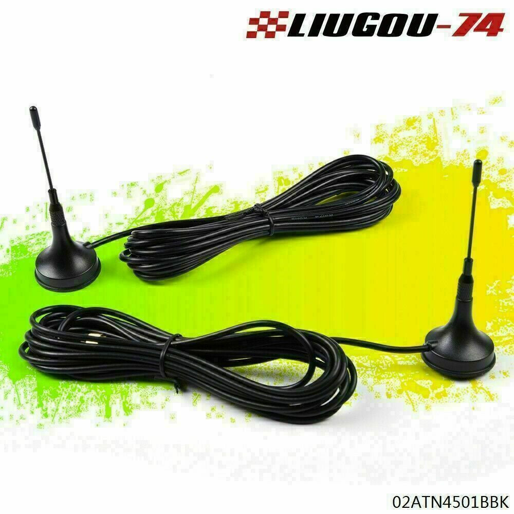2-pack magnetic profile 3-3/4 inch fits P71 Crown Victoria/Impala police antennas Q