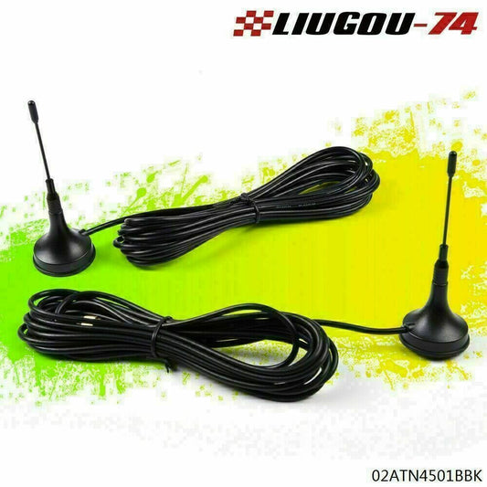 2-pack magnetic profile 3-3/4 inch fits P71 Crown Victoria/Impala police antennas Q