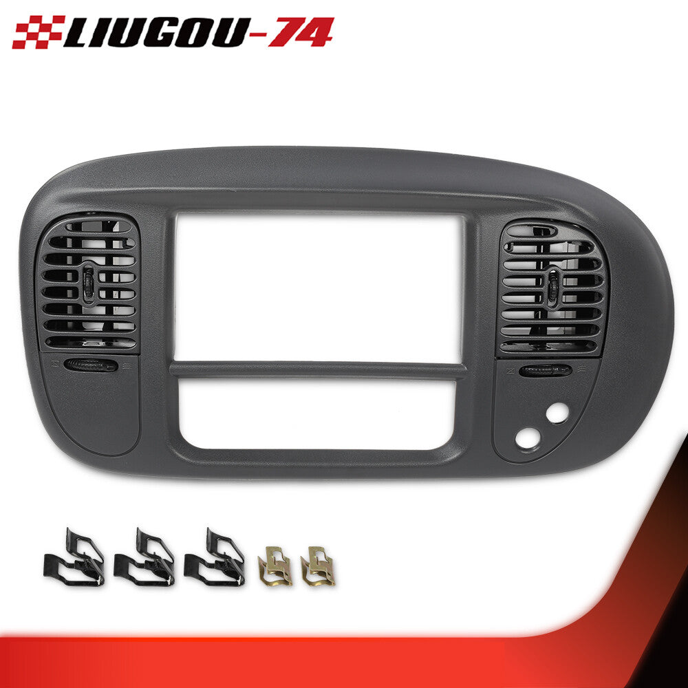 Center Dash radio air conditioning vent suitable for F150 Expedition 97-03 gray- v