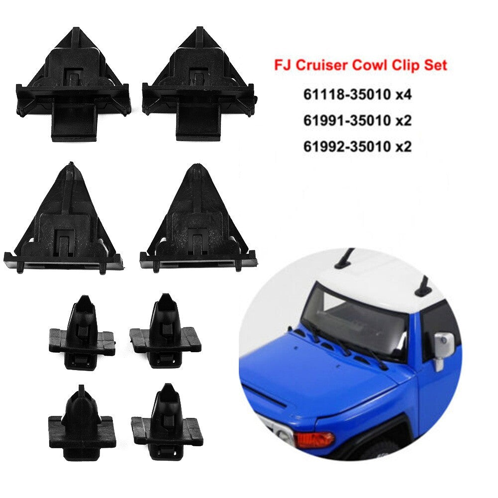 Car Panel Clips Body Retainer Fender Cowl Clip Set FOR FJ Cruiser 2007-14 v