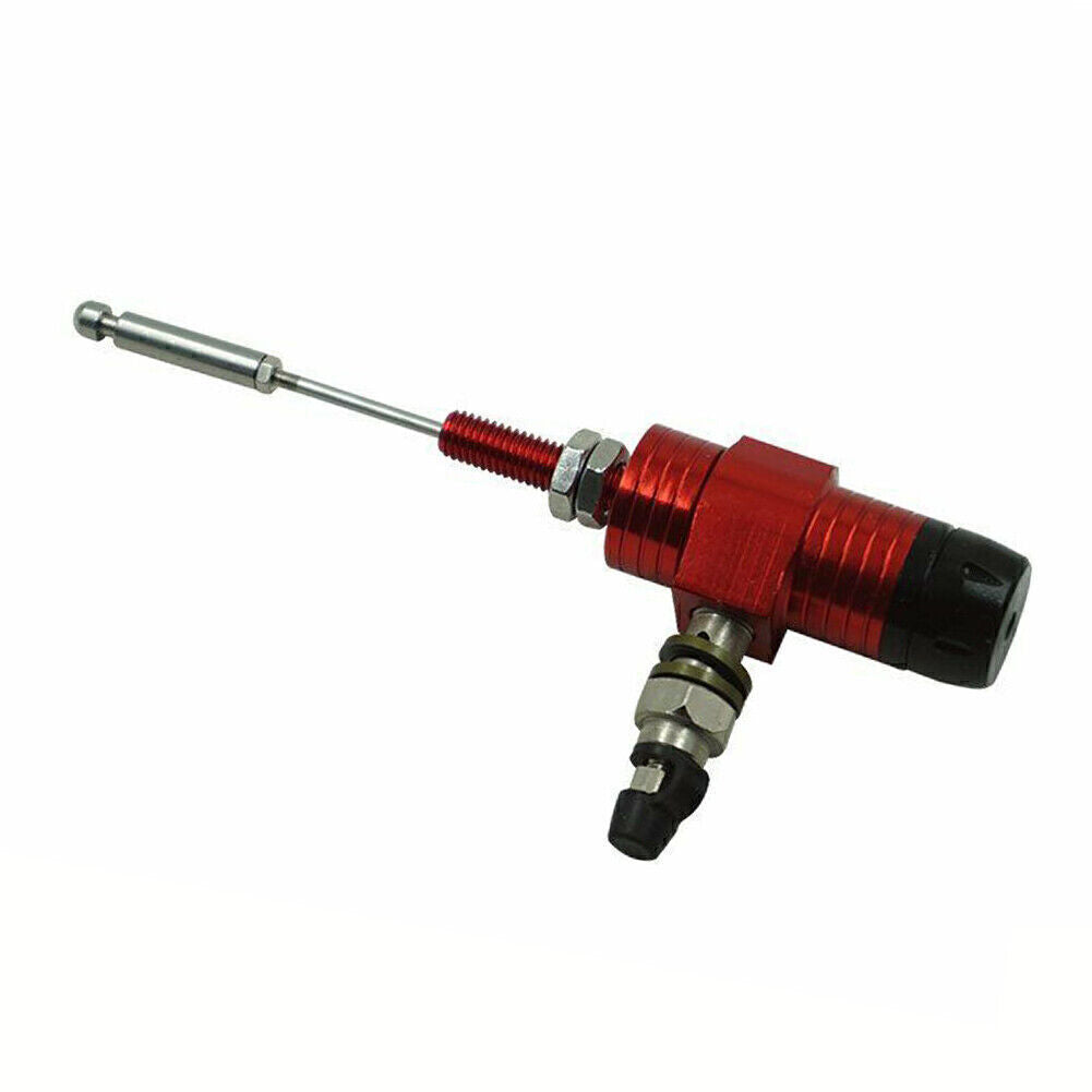 M10x1.25MM Hydraulic Clutch Master Cylinder Rod Brake Pump Universal Motor Red Q