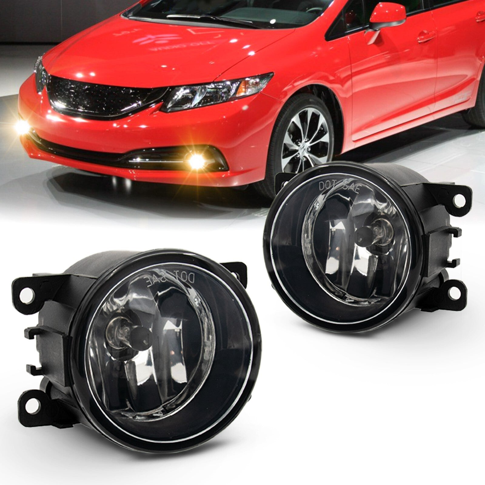 Fog lamp assembly kit for Xterra Frontier for Acura for Honda for for Suzuki - v