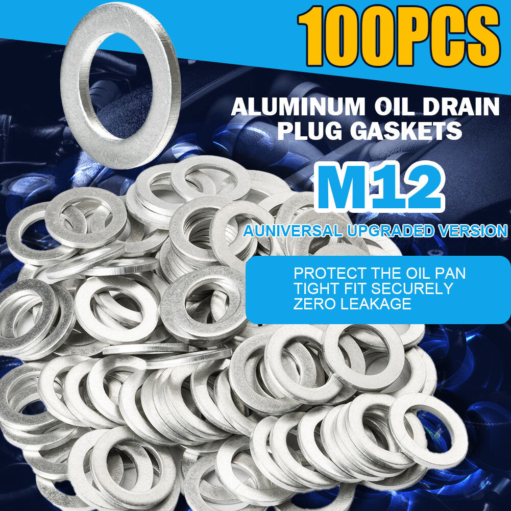 100-piece pack of drain plug washers, 12mm, 90430-12031, for Scion and for Lexus in the . v