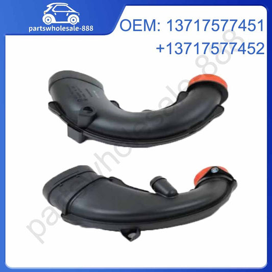 Left +Right Engine Turbo Intake Hose for BMW 5 6 7 Series X5 X6 F06 F07 E70 E71
