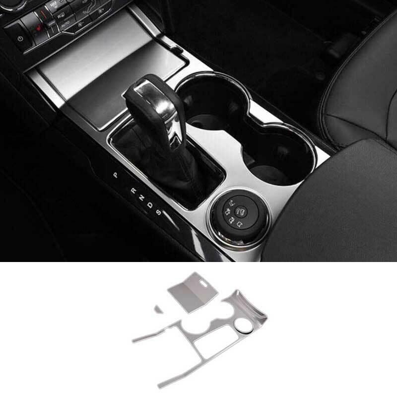 Matt Silver Middle Console Gear Shift Panel Trim 3PC for Ford Explorer 2016-2019