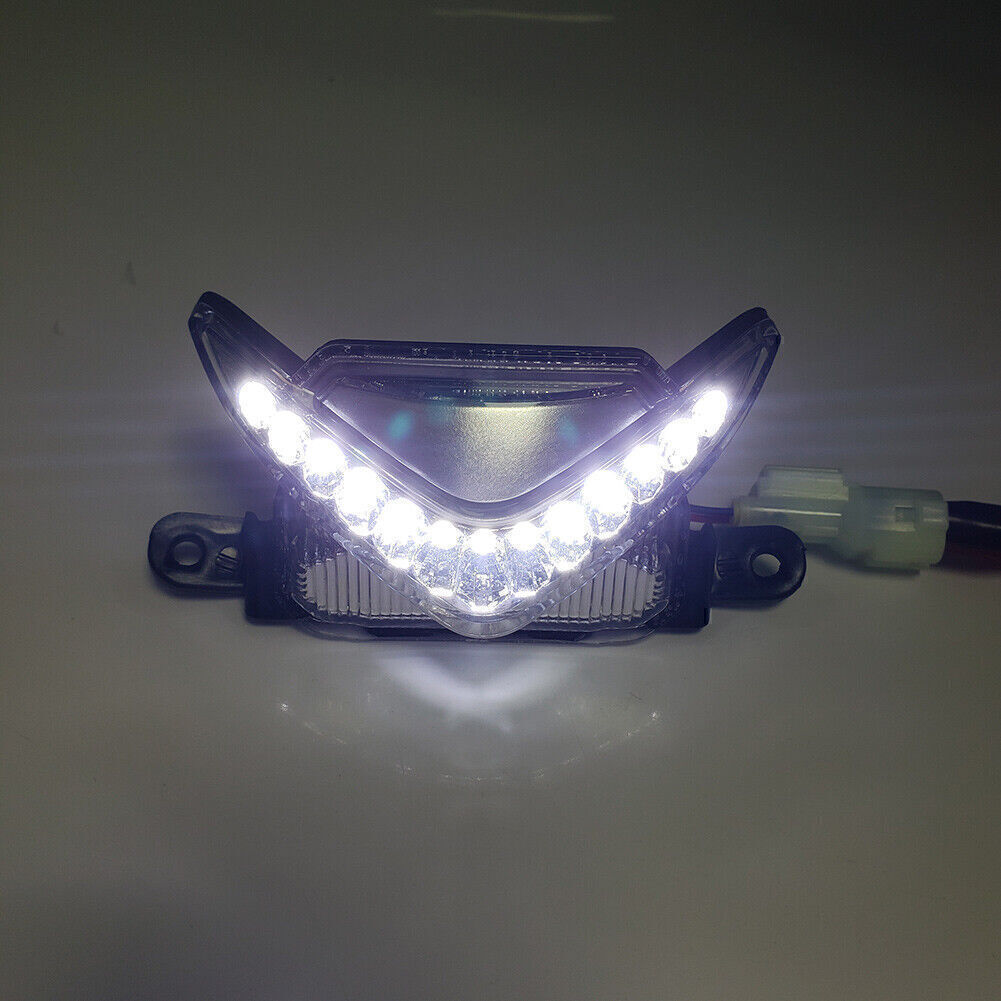 Motorcycle Front Upper LED Headlight Bulb White Lens for Honda CBR600RR 2007-12