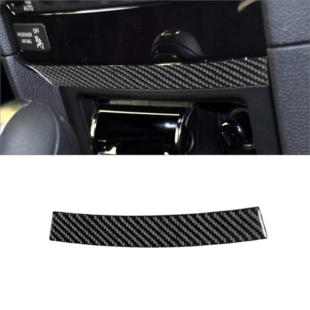 Red Carbon Fiber Interior Central Switch Frame Cover Trim for Mazda MX-5 Miata v