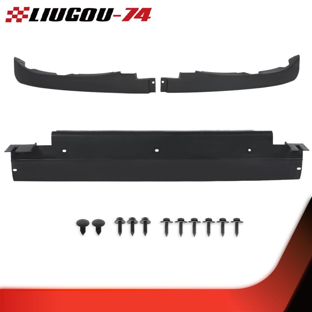 Fits 2005 - 2013 C6 for Corvette Front Air Dam Boiler w/Hardware 3 Piece - v