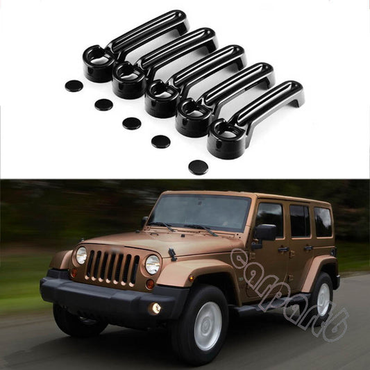 Car for Jeep for Wrangler JK Door Handle Cover Molding Trim Accessories 2007-2018