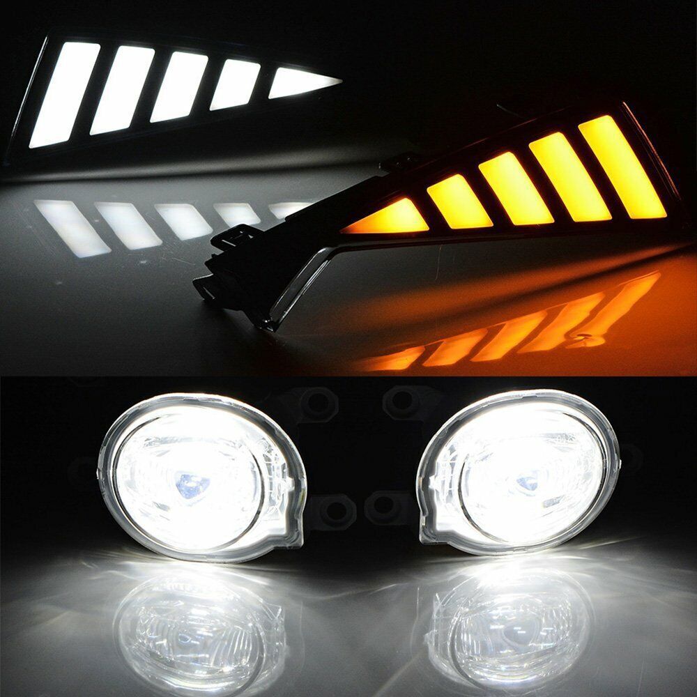 DAYTIME RUNNING LIGHTS LED FRONT FOG LAMP B DRL FOR 2020-21 2022 C-HR CHR n