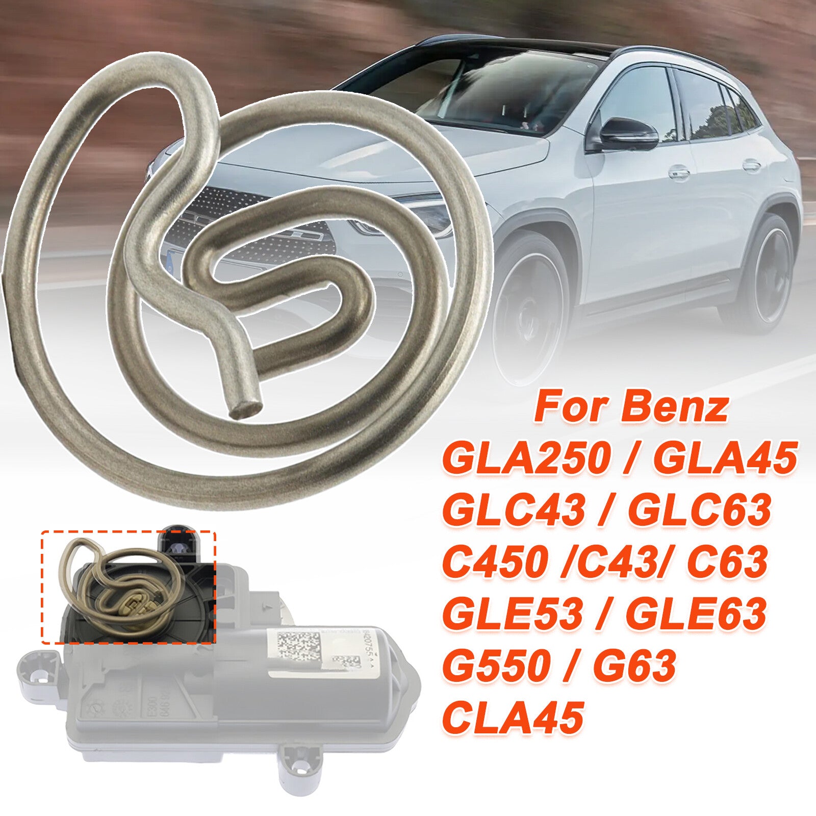 Electronic Exhaust Actuator Valve Spring Repair Kit for Benz GLA250 /GLA45 G550