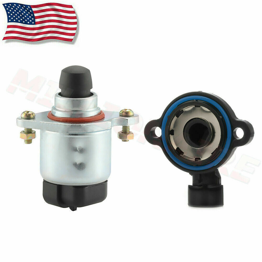 Throttle Position Sensor Idle Air Control Valve Kit Fit LS for Chevy for GMC for Sierra