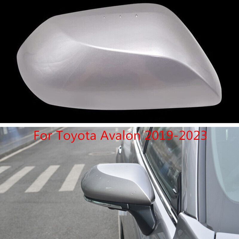 Right Side Silver Rearview Mirror Cover Shell Cap for Toyota for Avalon 2019-2023